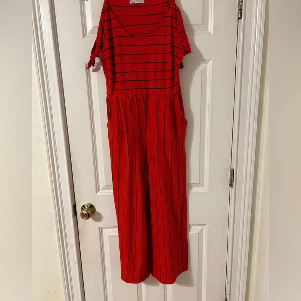 Striped Jumpsuit